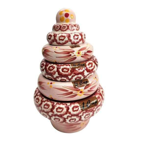 Tara | Kitchen | Temptations Measuring Cup Ice Cream Stacking Set Old ...